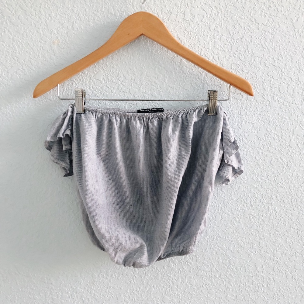 brandy melville striped beccah top